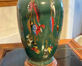 Bob Timberlake fishing lures lamp