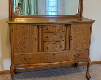 Antique sideboard buffet