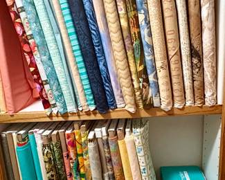 More bolts of fabric