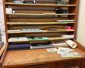 Amazing antique mail sorting station