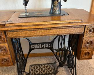 Antique Singer sewing machine