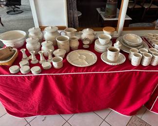 Longaberger Heritage Green pottery - made in USA. 