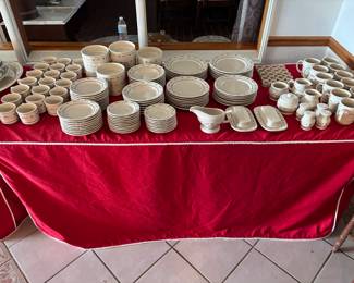 Longaberger Heritage Green pottery - made in USA. 