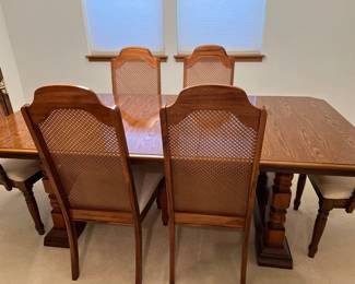 Dining table with chairs