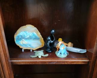 Assorted collectibles and figurines