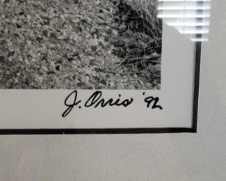 Vintage 1992 signed Palm Desert print