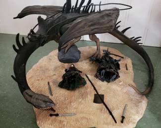 "Lord of the Rings" Pelennor Fields with Fell Beast