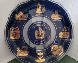 Vintage Victoria B.C. collector's plate