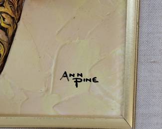 Vintage Ann Pine 3D art