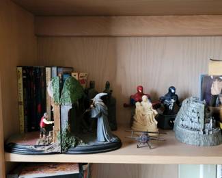 Assorted collectibles and figurines