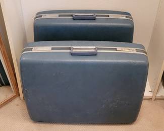 Vintage Samsonite suitcases