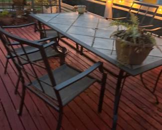 Patio table & chairs