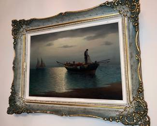 Listed artist, Alex Brickman (1900-1954) Oil on canvas, $400