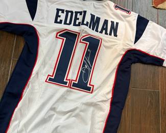 Authentic Julian Edelman Patriots game Jersey autographed with COA. Mint condition. $225 
