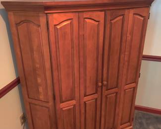 Corner TV cabinet/bookcase