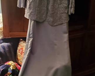 Ladies evening dress with jacket