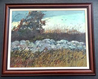 Were taking bids on 'Autumn Flight' by Eric Sloane. 18.5" x 24". Oil painting.