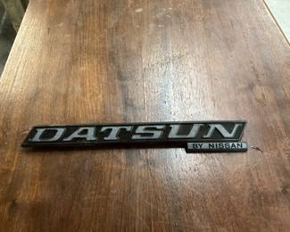 Datsun Name Badge Emblem