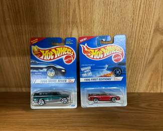 Toy - Hot Wheels Diecast - 1995 Model Series Dodge Ram 1500 Truck & 1996 1st Edition Mustang GT