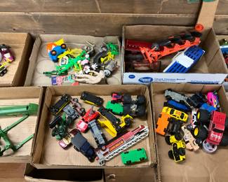 Various Box Lot Toys