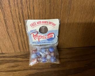 Bag of Pepsi Cola Marbles