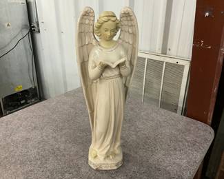 Cream Bisque Ceramic Angel