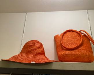 Hat & matching purse