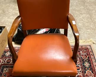 Basement - Orange library chair (2nd one of these)