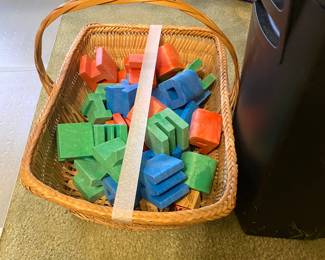Foam letters