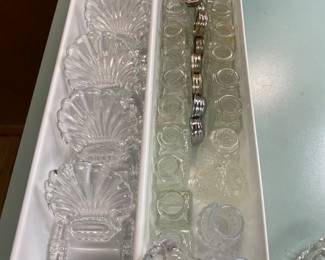 Kitchen - left are set of name holders / right is mini S/P shakers