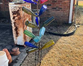Outside - bottle tree