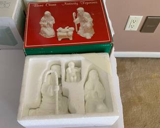 Bone China Nativity set