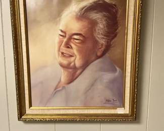 Basement - ornate framed portrait