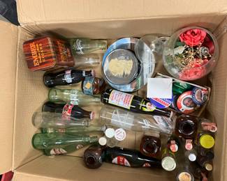 Basements- vintage collectible bottles