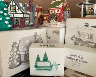 Snow Village items