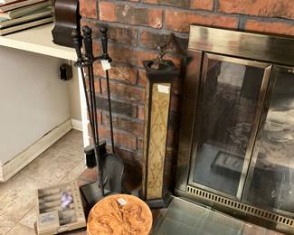 Basement - fireplace tools set , picture 2 & more
