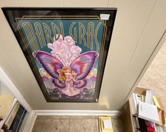 Basement - Mardi Gras framed poster