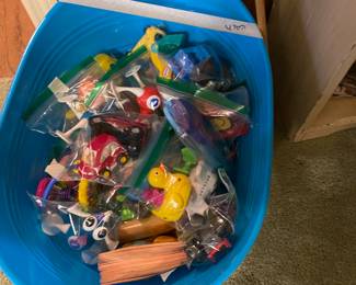 Individual toys in pkgs