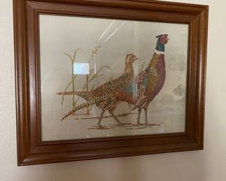 Another lovely framed under glass picture