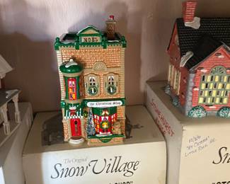 Snow Village items