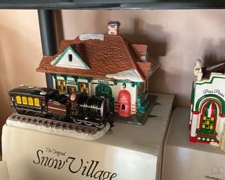 Snow Village items