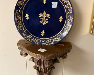 Basement - wall sconce with plate