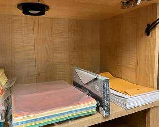 Basement - office supplies