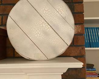Large round covered box