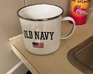 Basement - metal Old Navy cup