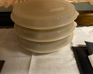 Kitchen - 3 covered plates