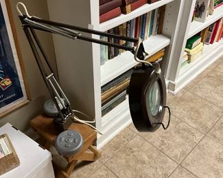 Large lighted magnifier - upstairs