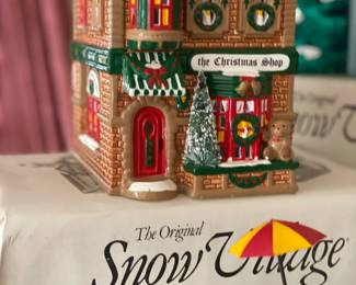 Snow Village items