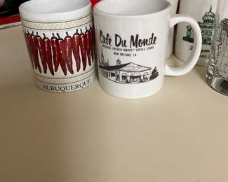 Basement - Albuquerque pepper cup & Cafe DuMonde French Quarter New Orleans Cup
