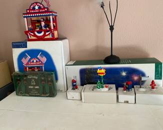 Department 56 - 2  - Snow Village items in front